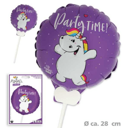 Pummeleinhorn - foil balloon - 28 cm