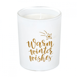 (R) Spaas Duftkerze im Glas Winter Wishes Winterfrost 9,5 cm.