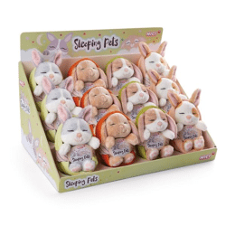 Sleeping Pets Bunnies - Kuscheltier Sortiment - 12 cm