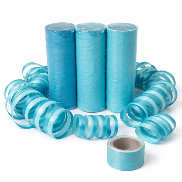 Swags blau 4 Meter Satz von 3