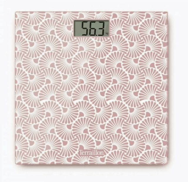 Terraillon One Sakura Personenwaage – Digitale Badezimmerwaage mit modernem Design