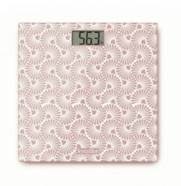 Terraillon One Sakura Personenwaage – Digitale Badezimmerwaage mit modernem Design