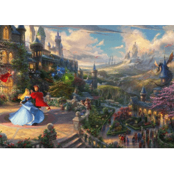 Thomas Kinkade - Sleeping beauty dancing in the enchanted light - Puzzle 1000 Teile