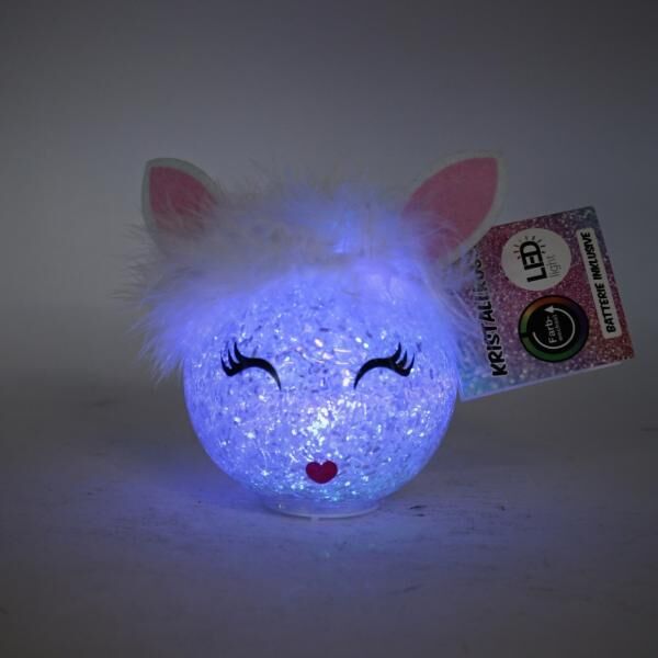 Table lamp unicorn LED on battery 11 cm