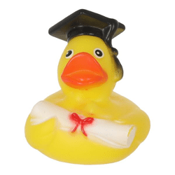 Badeente Absolvent, ca.8cmH