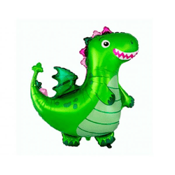 Drache grün - Folienballon