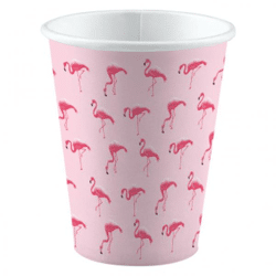 Flamingo Paradise - 8 Becher 250 ml