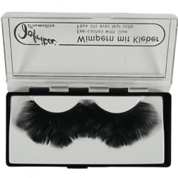 Jofrika Kosmetik künstliche Wimpern Federn schwarz 9,5 cm B-Wahl