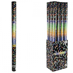 Konfettikanone mehrfarbig 78 cm