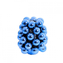 Light & Living Vase Biyang metallisch blau 17,5 cm