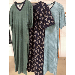 RINGELLA pattern size 50 men's nightshirt short sleeve