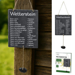 Schiefertafel Wetterstein  ca.20x25cmH