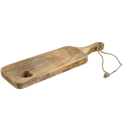 Servierbrett Herz aus Mangoholz 40 cm