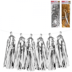 Tasselslinger 250 cm 2 assorti