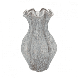 Vase Inga Driss grau 19,5 cm