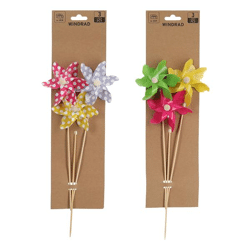 Windrad, 3er Set, 2/s, ca. 28cmH