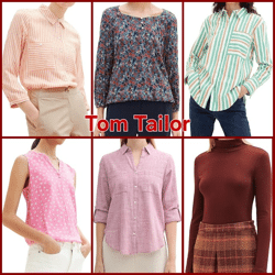 Damen Blusen und T-Shirts Mix + von Tom Tailor