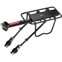 Fahrrad Gepäckträger verstellbar Häckträger für 22-27 Zoll Fahrräder Alu