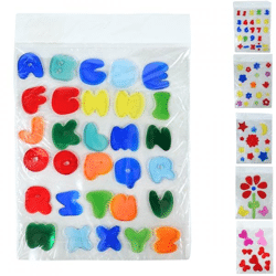 Window stickers 28 cm 6 assorted