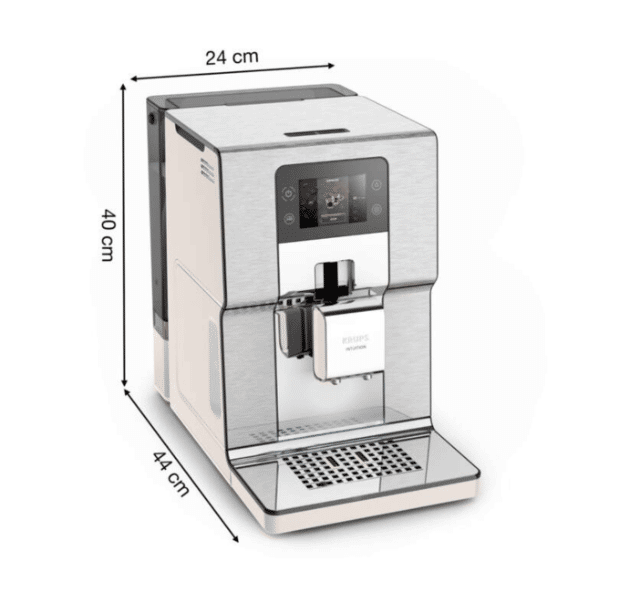 Krups EA877A10 Intuition Experience+ Kaffeevollautomat Ivoire