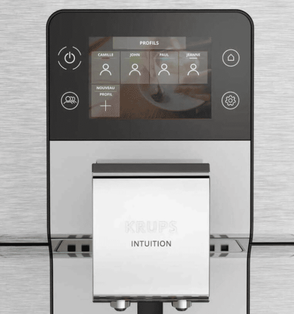 Krups EA877A10 Intuition Experience+ Kaffeevollautomat Ivoire