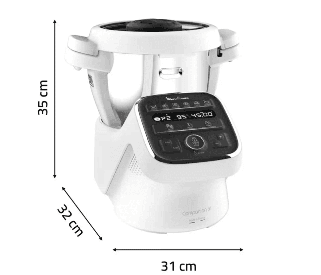 Moulinex HF80DB10 Companion XL Küchenmaschine – Multifunktional