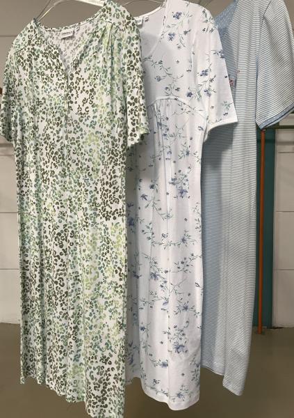 RINGELLA Muster Größe 38 Damen Bigshirt Nachthemd Kurzarm 