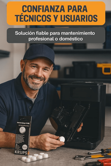 Krups XS300010 Reinigungstabletten Espresseria – 10 Stück