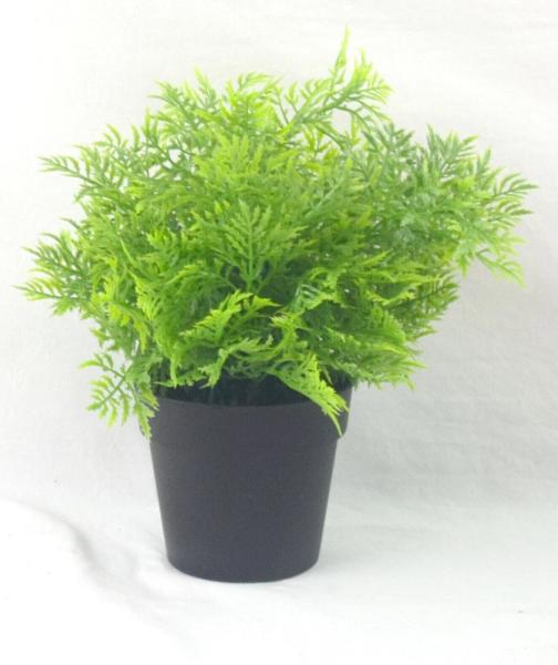 Kunstpflanzen 3er Set Indoor und Outdoor Plastik Pflanzen Naturgetreu Deko
