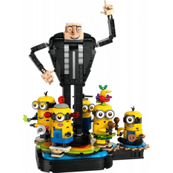 LEGO® Minions Despicable 4 75582 - Gru and the Minions made of LEGO® bricks (839 pieces)
