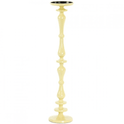 Light and Living candlestick Yahvi gloss yellow 50 cm