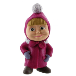 Masha and the bear - Masha in winter play figure