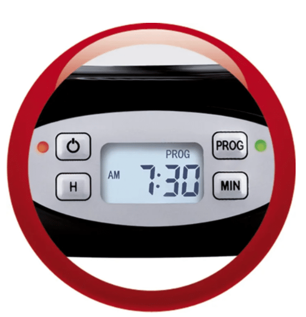 Moulinex FG362810 Subito Timer Kaffeemaschine Schwarz Inox