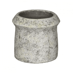 PTMD flower pot Nimma M cement gray 19 cm