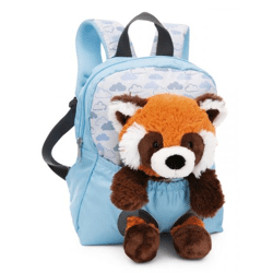 Backpack with soft toy 21x26cm Red panda 25cm