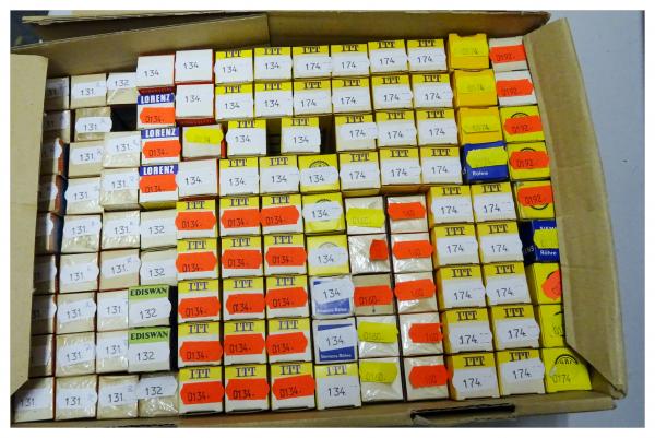 6.900 Stück Radioröhren NEU/NOS, Gesamtbestand aus Lagerauflösung