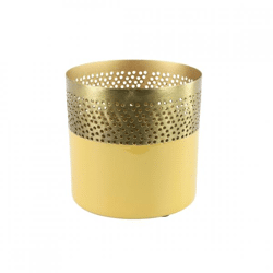 Countryfield Tea Light Holder Tina yellow 10 cm