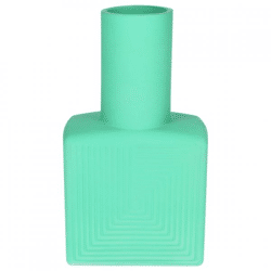 Vase Judy Square matte turquoise 22.5 cm