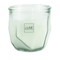 J-LINE Kerze transparent 9 cm