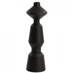 Light & Living candlestick Ilvar black 35 cm