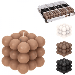 Out of the Blue Kerze Blase 6 x 6 cm 4 sortiert