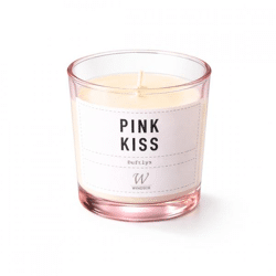 (R) Duftkerze im Glas Pink Kiss 7,2 x 8 cm.