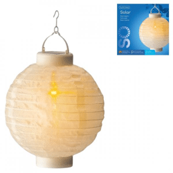 (R) Lumineo Solar-Laterne Globus Flammeneffekt 23 cm