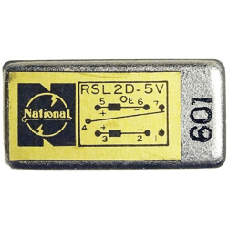 2 Stück Relais National RSL2D-5V liegend