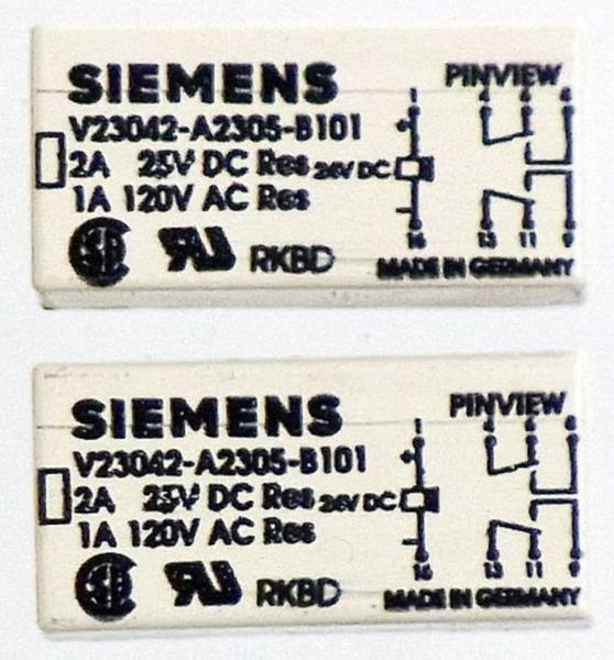 2 Stück Relais Siemens V23042-A2305-B101