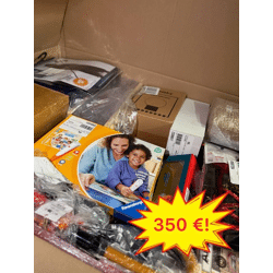 350 € Stock Mix Palette Haushaltsgeräte Kinderartikel Möbel Markenware Kategorie A/B/C Kundenrücksendungen 60-70 Stück pro Palette Versand
