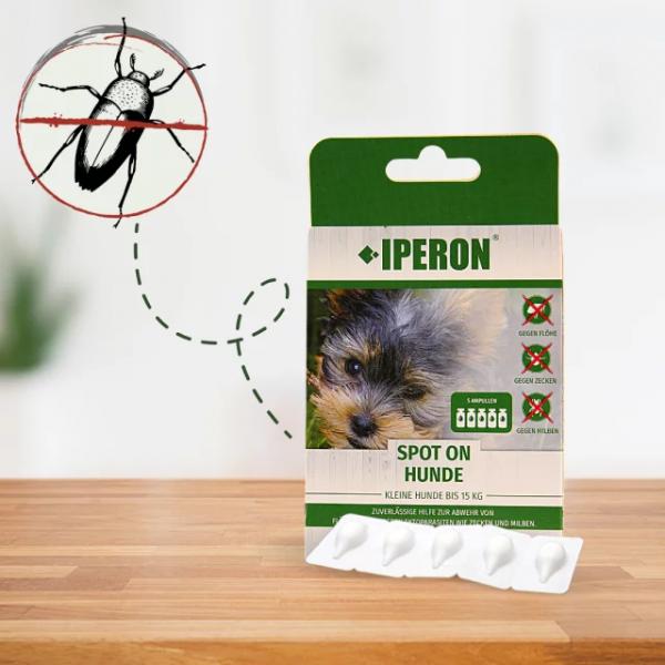 5 x 1 ml IPERON® SPOT-ON kleine Hunde