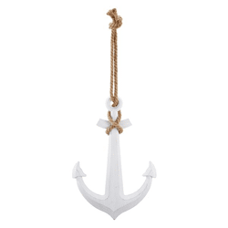 Anchor with rope, large 40x60cm