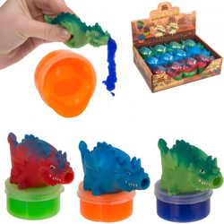 Aus dem Blau Dragons Schleim Sauger 8 cm 3 sortiert