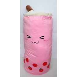 Bubble tea plush pink - 100 cm